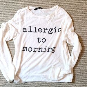 Graphic lightweight sweatshirt